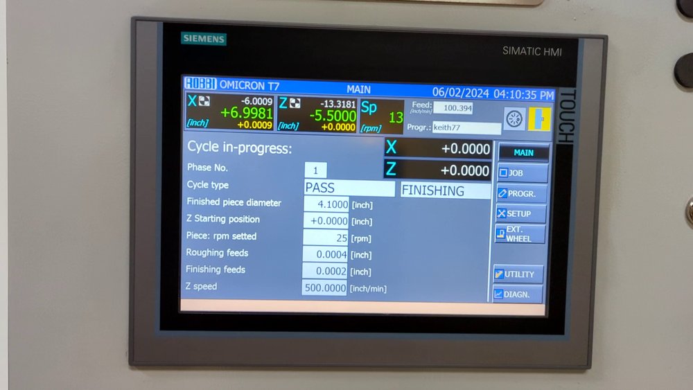 The OMICRON 600 E T7 — Semi-Auto Cylindrical Grinding Machine photo #4
