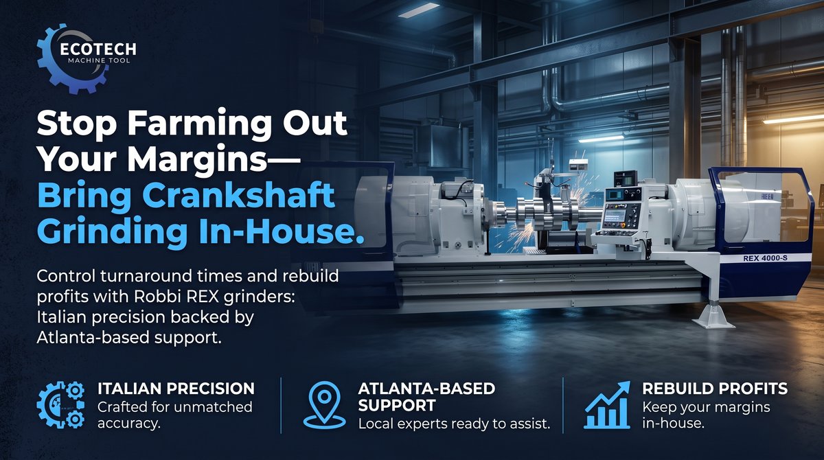 bring crankshaft grinding inhouse