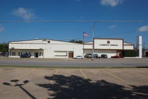 commercial grinding building, outdoors