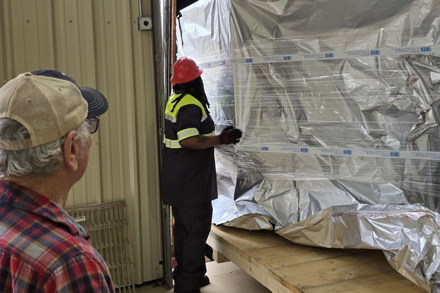 IGR 250 delivery to ecotech machine tool warehouse