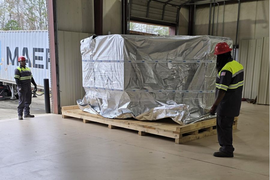 IGR 250 delivery to ecotech machine tool warehouse